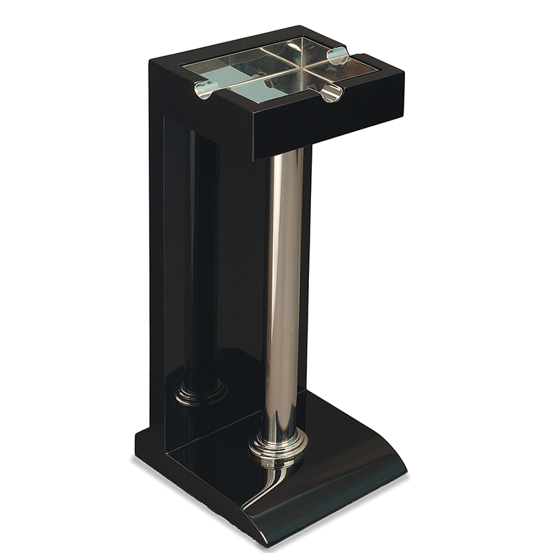 ASHTRAY HIGH BLACK