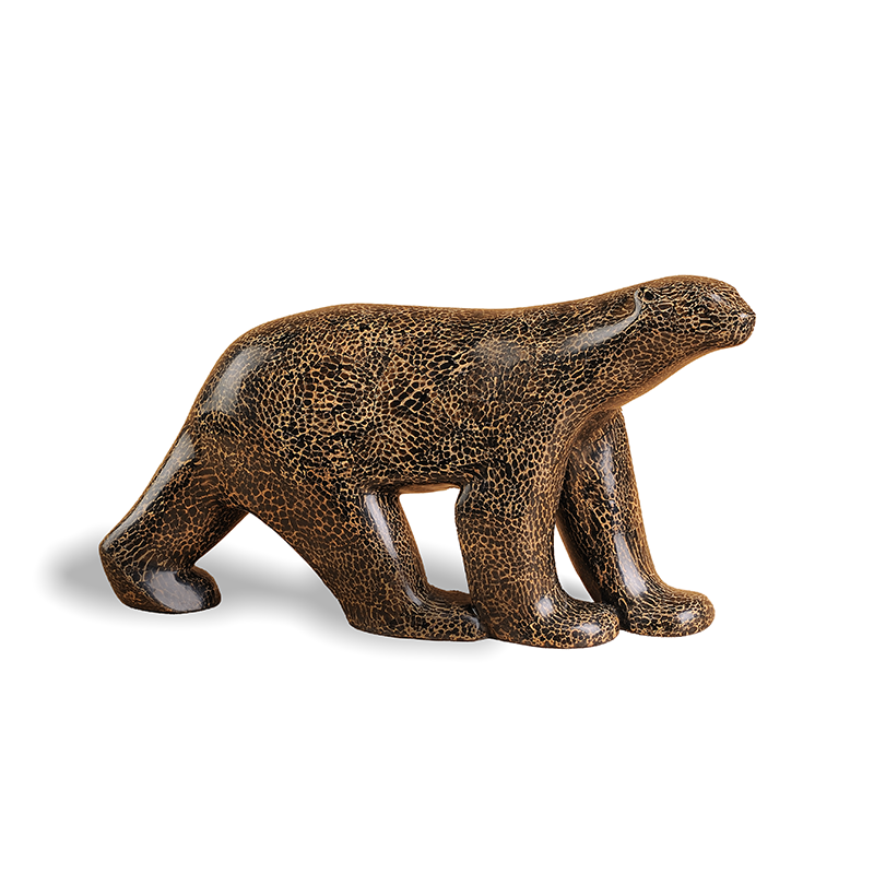 BLACK BEAR INLAY EGG