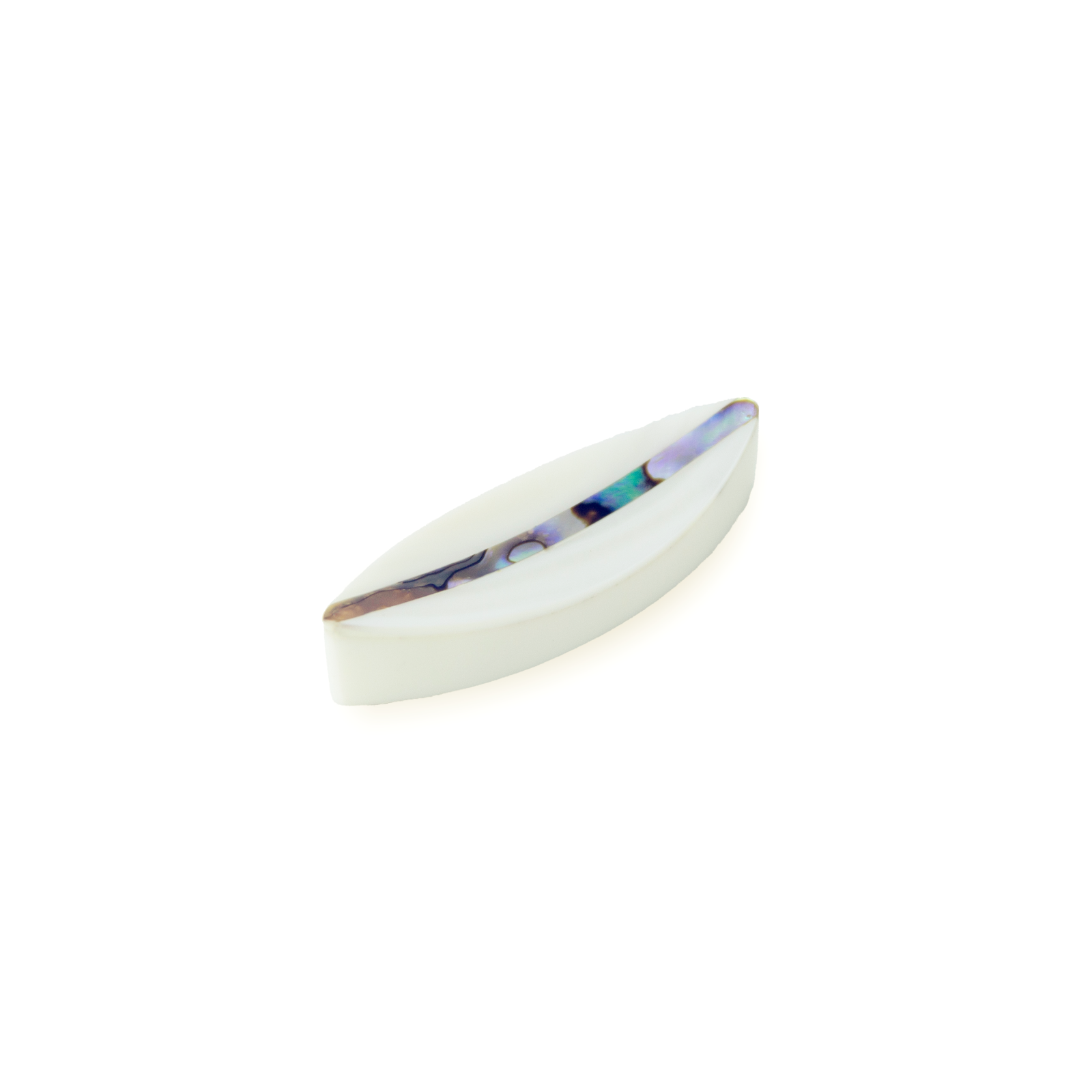 CHOPSTICK HOLDER WHITE POLY  LUMACA ABALONE LINE