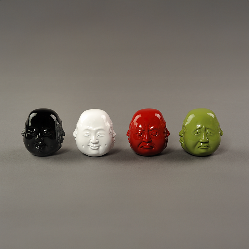 BUDDHA HEAD 4 FACES
